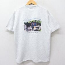 Xl/Used Short Sleeve Vintage T-Shirt Men'S 90S University Of Maine Main Cotton C picture