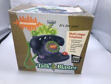 1997 Nickelodeon Talk Blaster Land Line Telephone Retro Lights Sounds TESTED 90s picture