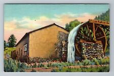 Ruidoso NM-New Mexico, Old Grist Mill, Vintage Postcard picture