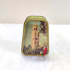 1960s Vintage Bombay Clocktower Graphics JB Sweets Advertising Tin Box Old TN711 picture