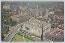 Postcard Civic Center Pittsburgh PA Aerial view picture