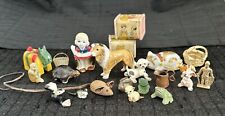Vintage Lot Of Tiny Treasures Including Dog Puzzle Keychain picture