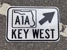 KEY WEST FLORIDA A1A road sign 12