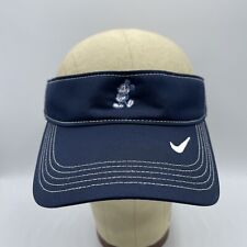 Disney Parks Mickey Mouse Embroidered Nike Drifit Swoosh Golf Visor Hat Cap Navy picture