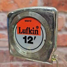 Vintage Original Lufkin 12 ft 12' W9212 Tape Measure w/ Clip, CLEAN Nice picture