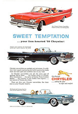 1959 Print Ad '59 Chrysler Windsor Convertible 300-E New Yorker Lion-Hearted picture