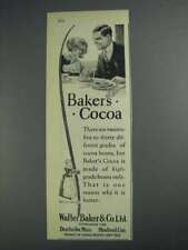 1925 Baker's Cocoa Ad picture