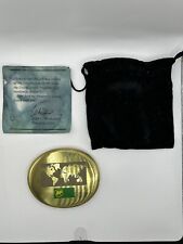 Vintage BP Oil Paperweight 1969-70 Brass 1 Lb Rare  picture