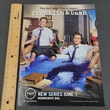 2011 Print Ad Franklin & Bash TNT New TV Series Promo Page They're Lawyers picture