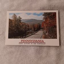 Vintage Postcard Pennsylvania Early Autumn In The Northeast picture