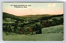 Williamstown MA- Massachusetts, Adams And Hoosac Mountain, Vintage Postcard picture