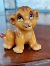 Vintage Disney Porcelain Lion King Simba Miniature Figurine Bone China  Taiwan picture