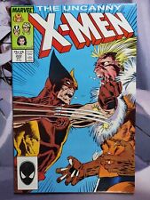 The Uncanny X-Men #222 (1987), Iconic Wolverine and Sabertooth Cover NM  picture