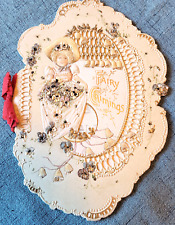 Victorian Die Cut Booklet Fairy Chimings Isa J Postgate Childrens Book Art Litho picture