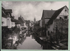 F.X. Saile, France, Colmar, vintage photomecha view of the rampart of Saint-Pierre picture
