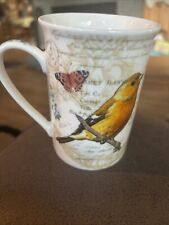 BEAUTIFUL KENT POTTERY BIRDS AND BUTTERFLIES COFFEE OR TEACUP picture