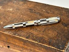 Unknown PEN Superb QUALITY White And Black Marbling With CHROME picture
