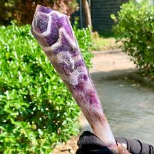 236G Natural Dream Amethyst Quartz Crystal Single End Magic Wand Therapy picture