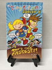 Tiny Titans Sidekickin' It Paperback Art Baltazar, Franco, DC COMICS, VTG 2010 picture
