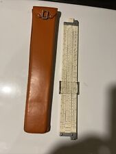 Vintage K+E Keuffel & Esser Co Slide Rule With Leather Case 68-1251 Made In USA picture