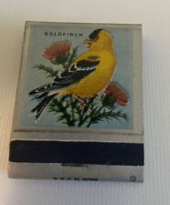 Vintage Ohio Blue Tip Goldfinch Matchbook Full Unstruck picture