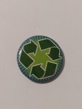 Recycle Symbol Small Badge Button Pin picture