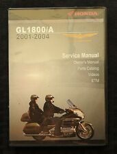 2001-2004 HONDA GL 1800 A GOLD WING MOTORCYCLE SERVICE OPERATORS PARTS MANUAL CD picture