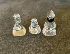 Vintage Swarovski Silver Crystal Three Wise Men 1992 Small Missing Parts - AS/IS picture