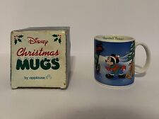 Vintage Disney 1988 Applause Mug - Snowball Salute - Goofy Pluto Mickey Cup Mug picture