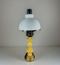 Antique Colonial Table Lamp White Glass Shade Farmhouse 20