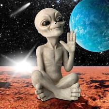 LY612303 - Greetings Earthlings UFO Alien Statue - Roswell Alien Statue picture