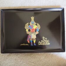 Vintage Couroc of Monterey Tray Kachina Hopi Full Sized Tray picture