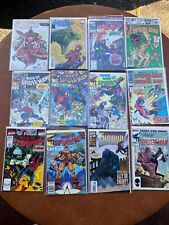 Lot of 12 Comics Web of Spider-man, The Shround, Spider-man and Wonder Man, picture