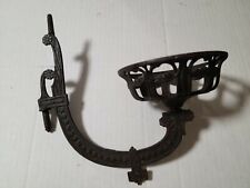Vintage Cast Iron Candle Sconce Style A - Halloween, D&D picture