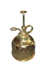 Vintage Brass 555 No. 3 Oil Can Steampunk Hong Kong 6” Tall Use As Plant Mister picture