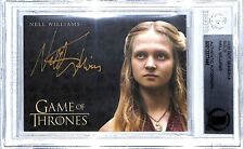 2020 Game Of Thrones Gold NELL WILLIAMS Cersei Lannister Signed Card BAS Slabbed picture
