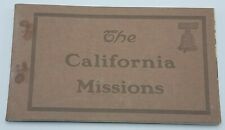 Vintage Sepia Photo Postcard Book The California Missions O. Newman Co. 22 Cards picture