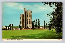 Loughborough-England, The Towers, University, Antique, Vintage c1981 Postcard picture