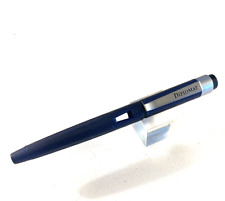 Vintage dark blue Diplomat Magnum Fountain Pen  Cartridge filler, view window. picture
