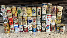 (37) Vintage Beer Collectible Burgemeister Bubs Busch Miller Empty Rare Cans picture