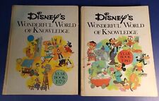 Disney's Wonderful World of Knowledge Lot of 2 1979 and 1980 Hardcover  picture
