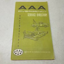 AAA Emergency Service Directory 1959 Northeastern United States Vintage Auto  picture