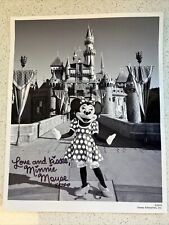 Walt Disney Minnie Mouse Photographed SIGNED 2010 Disney Enterprises 8x10 picture