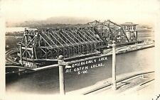 Postcard RPPC 1920s Emergency Lock Gatun Locks Panama Canal TP24-1943 picture