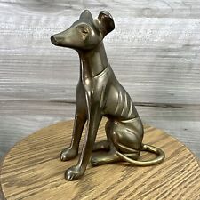 Vintage Bronze/Brass Greyhound Figurine 5