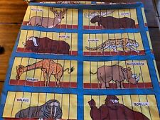 Vintage Animal Crackers (80s) Curtain - 66” X 92” picture