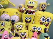 Y2K LOT 22 SpongeBob SquarePants Nickelodeon Plush Toys Patrick Star Plankton picture