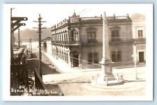 Guaymas Sonora Mexico Postcard Banco N. de Mexico c1930's Unposted RPPC Photo picture