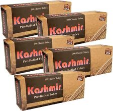 Kashmir Classic Unbleached Cigarette Pre-Rolled Tubes 200/Pack - 1000 Count picture