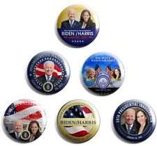 Joe Biden / Kamala Harris Inauguration Buttons set of 6 (INAUG-ALL)	 picture